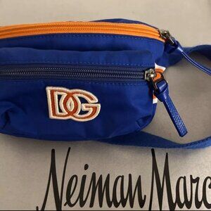 Dolce and Gabbana Kids Fanny pack Orange Blue SMall bag.